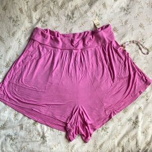 Aerie pink lounge shorts with side pockets size XXL great condition never worn